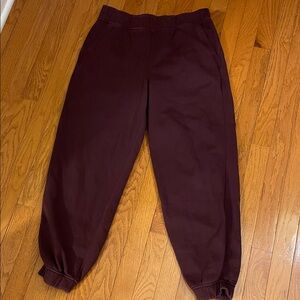 lululemon athletica Burgundy Track joggers